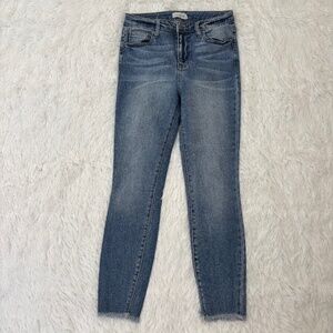 CELLO SKINNY JEANS‎ RAW HEM SIZE 7